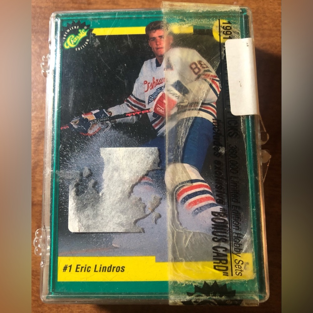 1991 Classic Games Hockey Draft Picks Card Set Eric Lindros - Forsberg -…